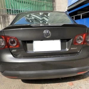Stock 284FC Type Rear Trunk Spoiler Wing Fits 2006~10 Volkswagen Jetta MK5 Sedan - Picture 1 of 14