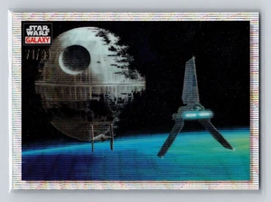 2024 Topps Star Wars Galaxy Chrome #96 Vader's Shuttle Wave Refractor 71/99 - Imagen 1 de 2