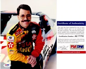 Firmato Ernie Irvan - Foto autografato Texaco Nascar Driver 8x10 - PSA/DNA COA - Foto 1 di 2
