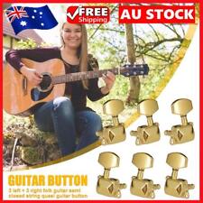 6x Guitar String Tuning Pegs Semi-Closed Tuner Machine Heads for Acoustic Guitar