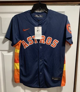 Nike Houston Astros Kyle Tucker MLB Youth Jersey Navy Blue SZ SMALL S (8) $150 - Picture 1 of 6
