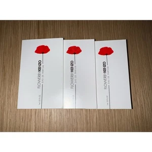 Lot of 3x 3 FLOWER By Kenzo Eau De Parfum Spray Vials Travel Samples Size 1 ml - Photo 1 sur 3