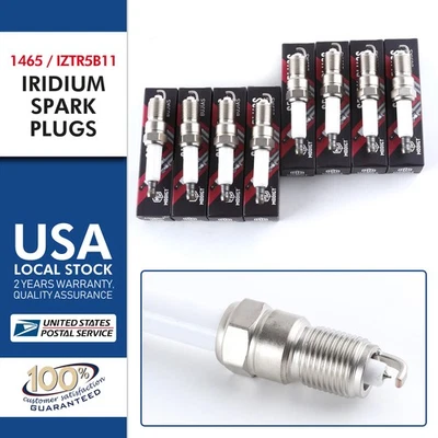 1465/IZTR5B11 8 × Plugs  Iridium Spark Plugs For 2008 Pontiac G8 6.0L V8 New — 第 1/4 张图片