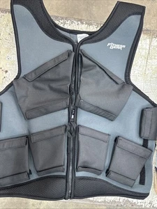 Fitness Gear Neoprene Drag Vest Water Fitness Frag Pockets Increase Resistance - Picture 1 of 7