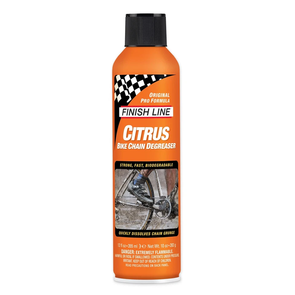 Desengrasante Finish Line Citrus para bicicletas, aerosol de 12 oz Foto 1 de 1