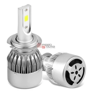 ESTILOSO UNIVERSAL H7 6000K DIAMANTE BLANCO LED FAROS BOMBILLAS CON VENTILADOR DE REFRIGERACIÓN - Imagen 1 de 7