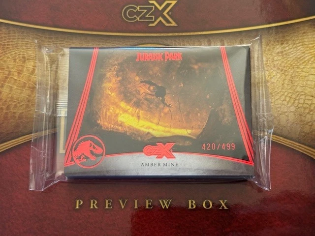 2025 SDCC Cryptozoic CZX JURASSIC PARK ~ 9 Card Set (Sealed) #'d /499 - Image 1 of 2