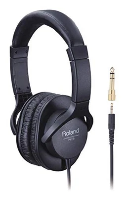 Roland RH-5 Wired Closed-Back Monitor Headphones with 3m Cable and 40mm Drivers - Image 1 of 4