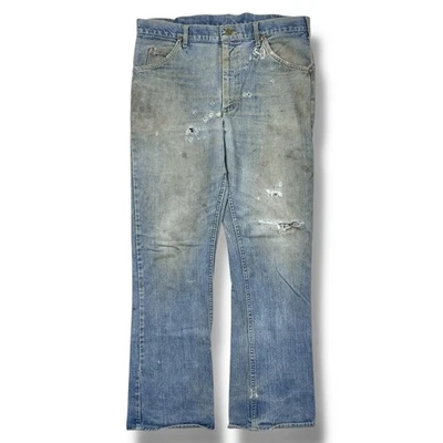 Vintage 60s Lee Riders Sanforized Jeans Union Made Denim Dark Wash Men’s 36x32 - Image 1 of 4