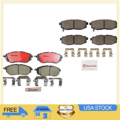 Juego de pastillas de freno delanteras y traseras de cerámica para Subaru Tribeca 2008 2009 2010 11 XH Foto 1 de 4