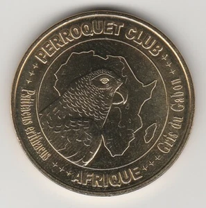 A 2008 TOKEN MEDAILLE MONNAIE DE PARIS -- 67 500 N°2 PERROQUET CLUB PARROT - Imagen 1 de 2