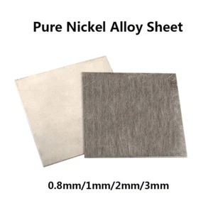 Pure N6 Nickel Anode 0.8/1/2/3mm Thick Nickel Alloy Electroplating Plate Sheet - Picture 1 of 7
