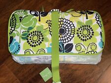 Vera Bradley LIME'S UP Retired SO COOL PICNIC TOTE Large Lunch Party Zipped NWT