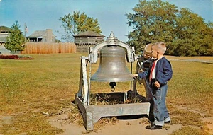 Postcard Missouri Fort Osage Historic Steamboat Bell Unposted - Picture 1 of 2