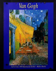 Van Gogh - Cafe au Nuit - Kroller Muller Exhibition - Oversized Offset Poster - Picture 1 of 6