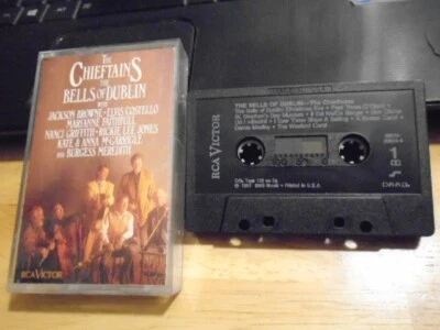 RARE OOP Chieftains CASSETTE TAPE celtic CHRISTMAS Elvis Costello Nanci Griffith - Image 1 of 2