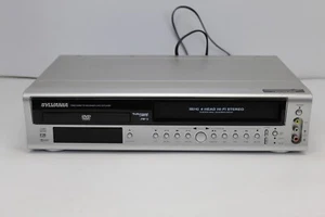Sylvania DVC850C DVD VCR VHS Grabadora Reproductor Combo Probado Solo VCR Lado Funciona - Imagen 1 de 10