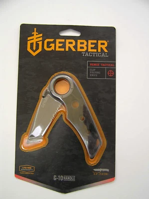 GERBER REMIX 战术折叠口袋刀,Tanto 刀片,G-10 手柄全新/密封 — 第 1/4 张图片