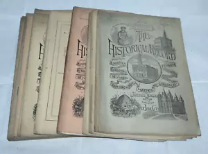 The Historical Record | *1886-1890* Jenson Mormon Periodical Signed By Pioneer - Imagen 1 de 9