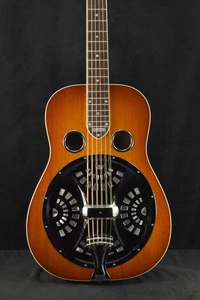 National Scheerhorn L-Body Square Neck Honduras Mahogany High Gloss Finish - Picture 1 of 12