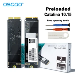 2TB NVME SSD For 2013 2014 2015 MacBook PRO A1502 EMC 2875 A1398 EMC 2876 2881 - Afbeelding 1 van 10