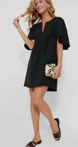 Pomander Place Finley Kleid mit Biesen und Flatterärmeln klein schwarz Mini Taschen - Bild 1 von 7
