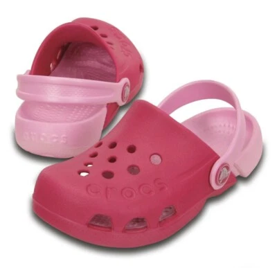 New Crocs Kids Electro Clog in Candy Pink / Carnation Size US J1/EU 32-33 - Image 1 of 3