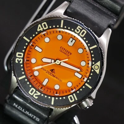 [EXC+3] Citizen 2031-204140Y relógio de mergulho quartzo 200m (dama) #236b - Imagem 1 de 4