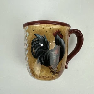 Walking Rooster Mug By Geoffrey Allen Certified Int’l 14 oz Colorful - Imagen 1 de 18