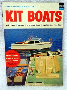 Vintage The Complete Book Of Kit Boats SC Book 1955 - Picture 1 of 5