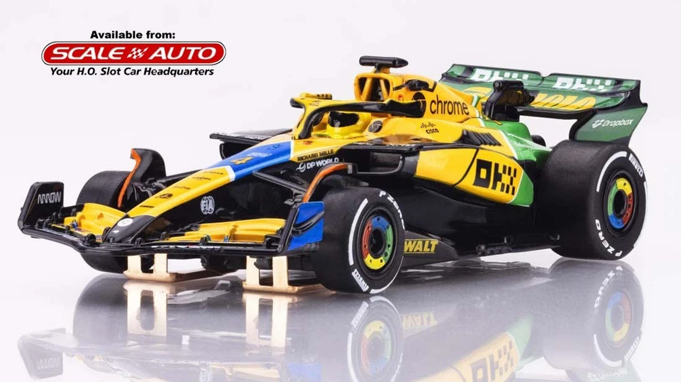 AFX Mega G+ McLaren F1 MCL38 #4 Senna Monaco HO Slot Car #22120 FREE SHIPPING!! - Image 1 of 4