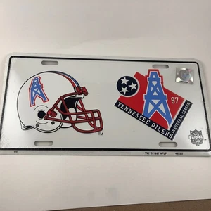 1997 Tennessee Oilers Inaugural Season Game Day License Plate - Picture 1 of 5