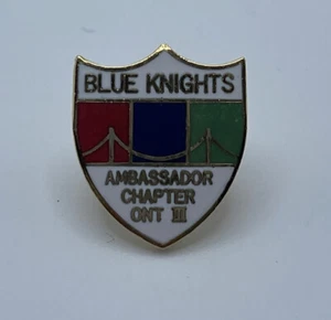 Vintage Blue Knights Ambassador Chapter ONT lll Pin - Bild 1 von 3