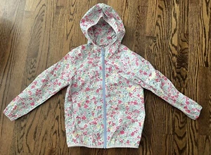 Joules Right As Rain Floral Raincoat Girls Size 8 Years - Picture 1 of 9