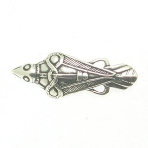Cuervo vikingo broche biblia plata 925 símbolo joyería NUEVO - Imagen 1 de 1