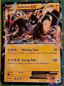 Zekrom EX • 51/99 Pokémon TCG • Next Destinies - Picture 1 of 1