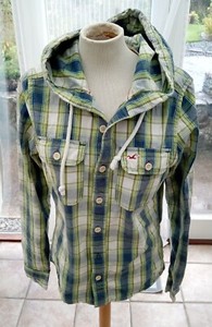 Plaid Men's Hooded for sale | eBay