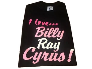 Rare Vintage *NEW* 90s I LOVE BILLY RAY CYRUS Concert Tour Country RAP Shirt VTG - Picture 1 of 7