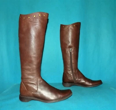 bottes cavalières LA SUITE en cuir marron  pointure 37 EUR - Photo 1/4