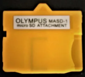OLYMPUS XD Picture Card Adapter+256MB MicroSDHC Memory Card - Picture 1 of 2