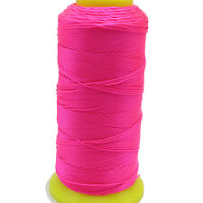 One Spool Bright Pink Nylon Beading Weaving Sewing Thread String 210D/12,9,6,3