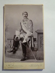 KDStV Sauerlandia Münster + KDStV Novesia Bonn 1902 Godesberg Franz Steiner CDV - Imagen 1 de 2