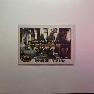 1989 Topps Batman. “Gotham City After Dark”. MC