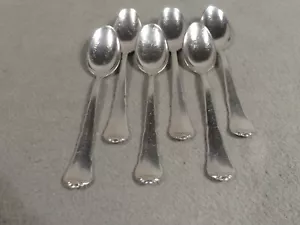 BSF 99 Ingrid 6 Mokkalöffel 10,5 cm 90er Silberauflage - Bild 1 von 4