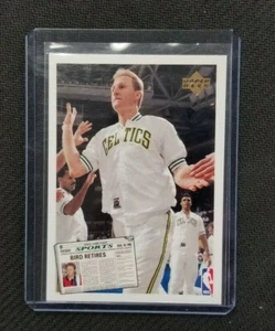 Tarjeta de retiro Larry Bird Magic Johnson 1992-93 mazo superior #SP1 - Imagen 1 de 2