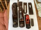THREE STANLEY PLANES COMPLETE BUT NEED RESTORING + SOME SPARE PARTS