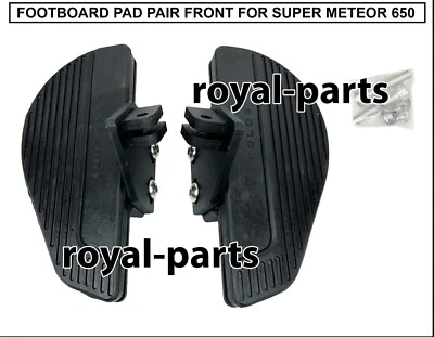 "PAR DE ALMOHADILLAS DE PIE DELANTERAS" APTAS PARA ROYAL ENFIELD SUPER METEOR 650 Foto 1 de 4