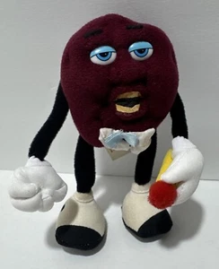 Applause California Raisins Microphone Singer Raisin Bendable Plush Toy 1988 A - Picture 1 of 5