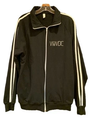 Chaqueta de Pista American Apparel Cremallera Completa WWDC 12 Desarrolladores Mundiales Conf Grande Foto 1 de 4