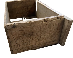 Ensign Calif Wood Fruit Shipping Box Crate Prunes Rosenberg Bros Santa Clara - Picture 1 of 7